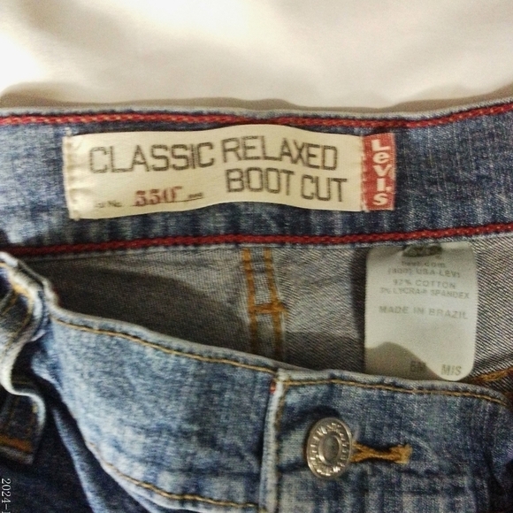 Vintage LEVI'S RED TAB 550s Classic relaxed boot c - Picture 4 of 5